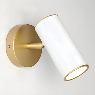 Adjustable Hardwired Cylinder Bedside Reading Wall Light Zawala Image - 7