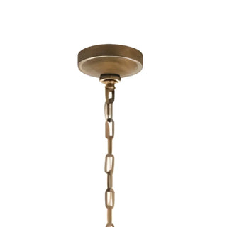 ZOWALA - Industrial Black Metal Geometric Chandelier Image - 5