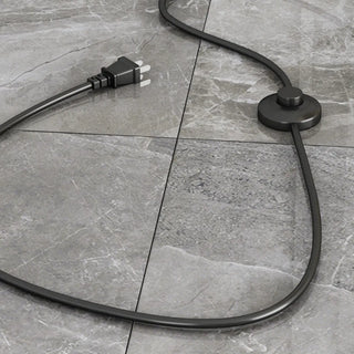 ZOWALA - Minimalist Black Arc Dome Floor Lamp Image - 11