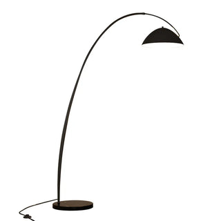 ZOWALA - Minimalist Black Arc Dome Floor Lamp Image - 14
