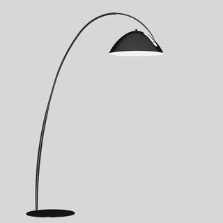 ZOWALA - Minimalist Black Arc Dome Floor Lamp Image - 8
