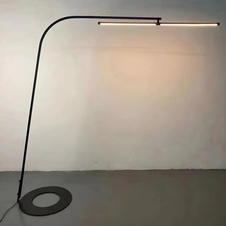 Minimalist Long Linear LED Light Arc Floor Lamp Zawala Image - 1