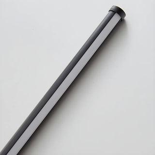 Sleek Minimalist LED Black Linear Metal Floor Lamp Zawala Image - 11