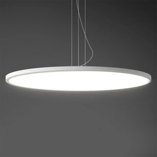 ZOWALA - Minimalist Black Round Circle LED Living Room Pendant Light Image - 16