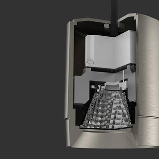 ZOWALA - Minimalist Cylinder Aluminum Jar Pendant Light Bedroom Image - 9