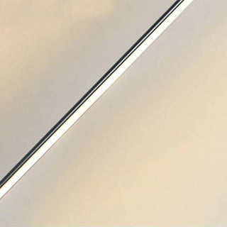 ZOWALA - Minimalist Slim Black Linear LED Floor Lamp Image - 11