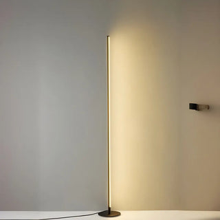 ZOWALA - Minimalist Slim Black Linear LED Floor Lamp Image - 6