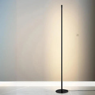 ZOWALA - Minimalist Slim Black Linear LED Floor Lamp Image - 8