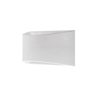 Minimalist Uplight White Half Moon LED Wall Sconce Zawala Image - 12
