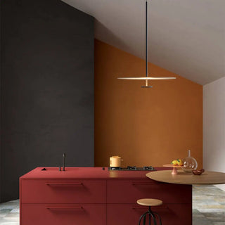 ZOWALA - Modern Black UFO Disc Acrylic Dining Room Pendant Light Image - 2