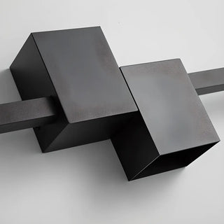 Minimalist Linear Design Vertical Black Wall Sconce Zawala Image - 7