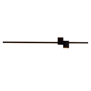 Minimalist Linear Design Vertical Black Wall Sconce Zawala Image - 8
