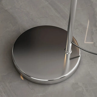 Modern Adjustable Chrome Dome LED Arc Floor Lamp Zawala Image - 6