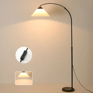 Adjustable Classic Cone Arched Metal Floor Lamp Zawala Image - 6