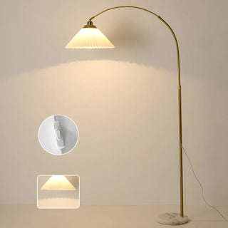 Adjustable Classic Cone Arched Metal Floor Lamp Zawala Image - 7