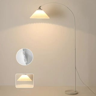 Adjustable Classic Cone Arched Metal Floor Lamp Zawala Image - 8