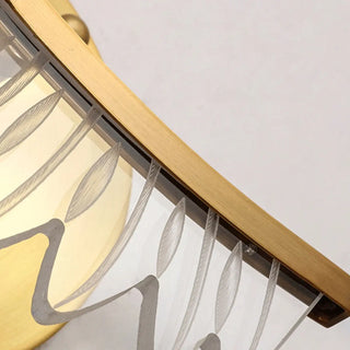 Modern Artistic Gold Leaf LED Wall Sconce Zawala Image - 10
