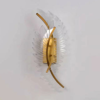 Modern Artistic Gold Leaf LED Wall Sconce Zawala Image - 13