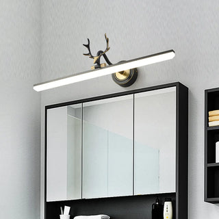 ZOWALA - Modern Black Brass Antler LED Vanity Light Image - 2
