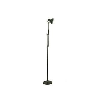 Black Dome Adjustable Task Swing Arm Floor Lamp Zawala Image - 9