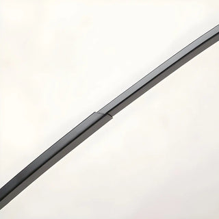 Sleek Yellow Drum Modern Arch Metal LED Floor Light Zawala Image - 6