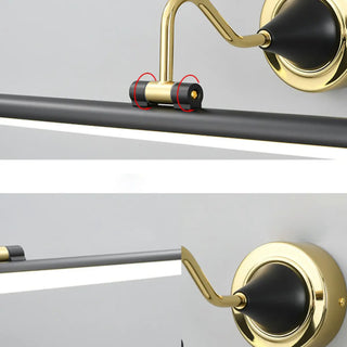 Black  Cylinder Modern Wall-Mounted Vanity Lights Zawala Image - 8
