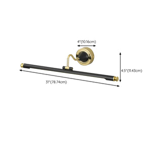Black  Cylinder Modern Wall-Mounted Vanity Lights Zawala Image - 13