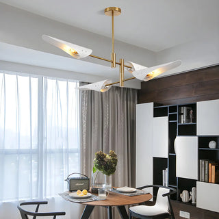 ZOWALA - Modern Black Gold Metal 8-Light Chandelier Image - 2