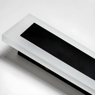 Modern Metal Long Strip Outdoor Wall Light Black Large Zawala Image - 15