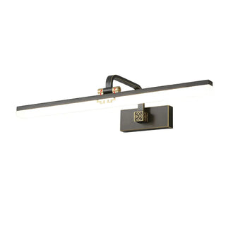Modern Rectangle Brass Vanity Bathroom LED Light Zawala Image - 6