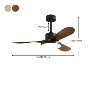 ZOWALA - Modern Metal LEDeiling Fan with Light Image - 22