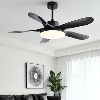 ZOWALA - Modern Metal LEDeiling Fan with Light Image - 3