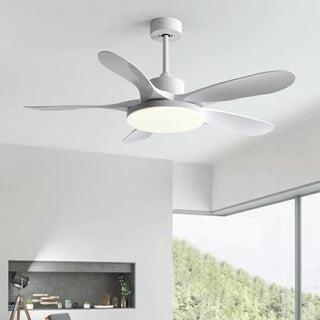 ZOWALA - Modern Metal LEDeiling Fan with Light Image - 5