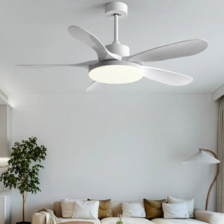 ZOWALA - Modern Metal LEDeiling Fan with Light Image - 7