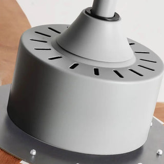 Remote Modern Simple 5 Wood Blades Ceiling Fan Light Zawala Image - 11