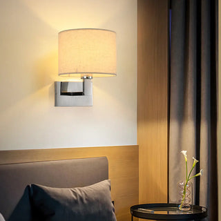 Adjustable Reading Light Chrome Geometric Wall Lamp Zawala Image - 1