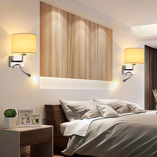 Adjustable Reading Light Chrome Geometric Wall Lamp Zawala Image - 10