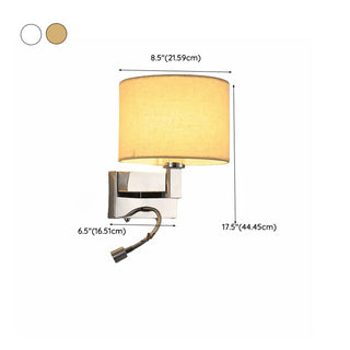 Adjustable Reading Light Chrome Geometric Wall Lamp Zawala Image - 17