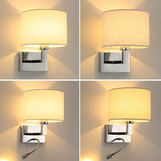 Adjustable Reading Light Chrome Geometric Wall Lamp Zawala Image - 2