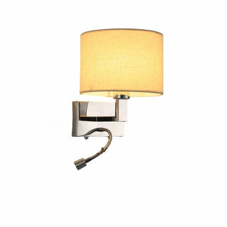 Adjustable Reading Light Chrome Geometric Wall Lamp Zawala Image - 3