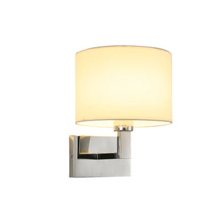Adjustable Reading Light Chrome Geometric Wall Lamp Zawala Image - 4