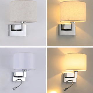 Adjustable Reading Light Chrome Geometric Wall Lamp Zawala Image - 8