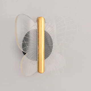 Kids' Room Beautiful Gold Butterfly Wall Sconce Zawala Image - 11