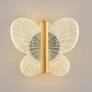 Kids' Room Beautiful Gold Butterfly Wall Sconce Zawala Image - 12