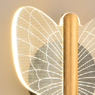 Kids' Room Beautiful Gold Butterfly Wall Sconce Zawala Image - 17