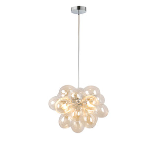 ZOWALA - Modern Colorful Glass Orb Chandelier Image - 13