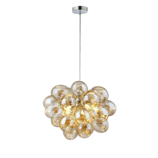 ZOWALA - Modern Colorful Glass Orb Chandelier Image - 14
