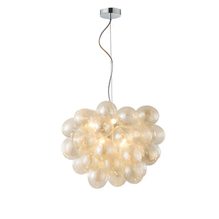 ZOWALA - Modern Colorful Glass Orb Chandelier Image - 15