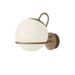 Black Modern Globe Glass and Metal LED Vanity Light Zawala Image - 9