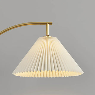 ZOWALA - Modern Adjustable Pleated Floor Lamp with Storage Image - 11